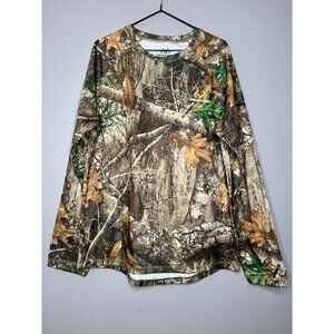 Real Tree Men's Size M Camouflage Timber Long Sleeve Hunting Outdoors Shirt